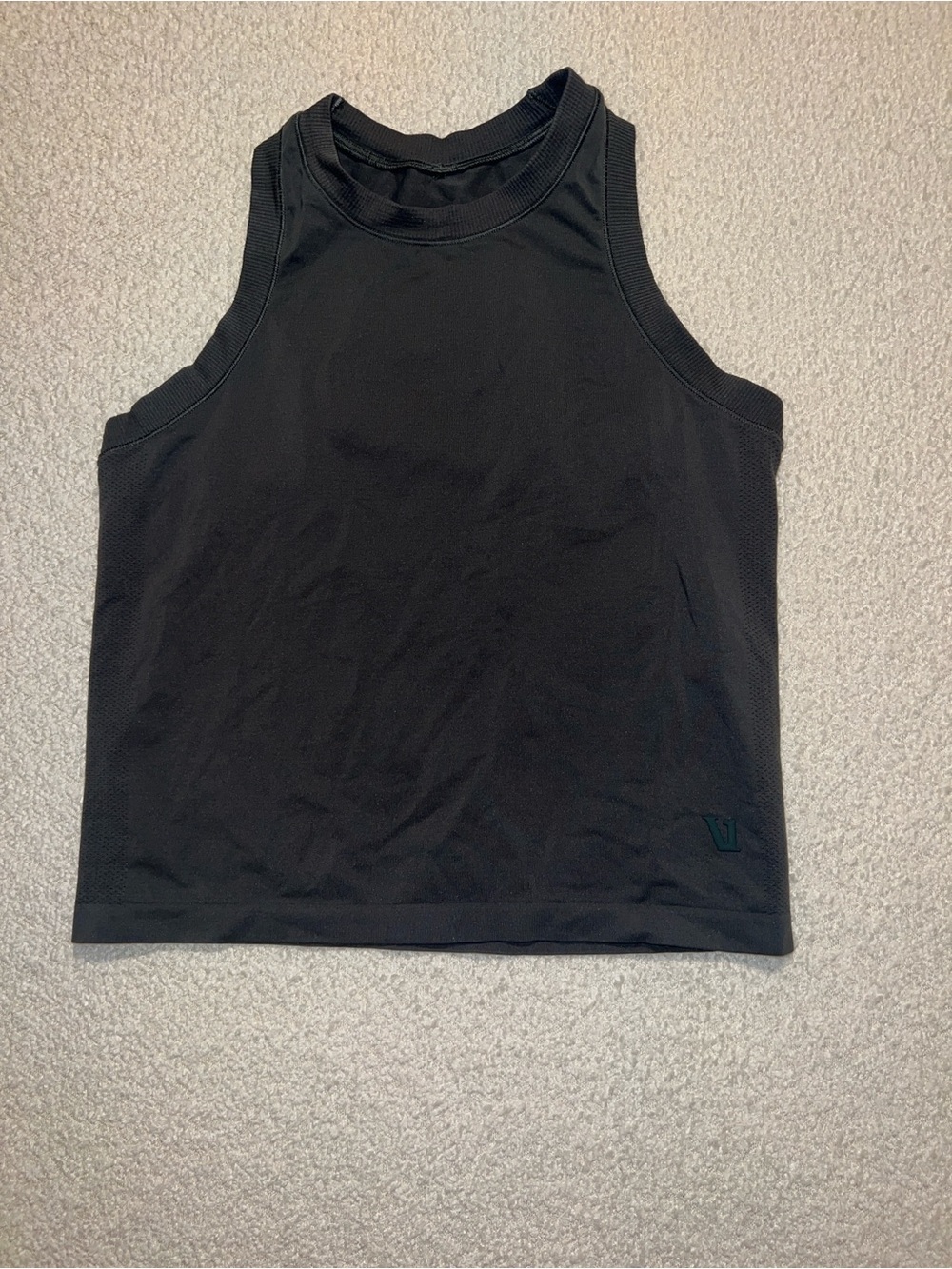 Vuori Energy Crop Tank Top XS charcoal Gray